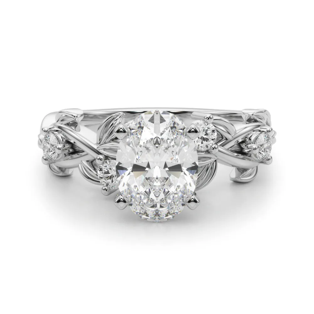 Ladies  Oval Engagement Ring 51240