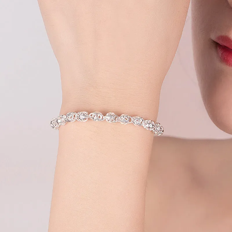 Ladies Suzhu Multilayer Silver Bracelet Hand Jewelry Silver Jewelry