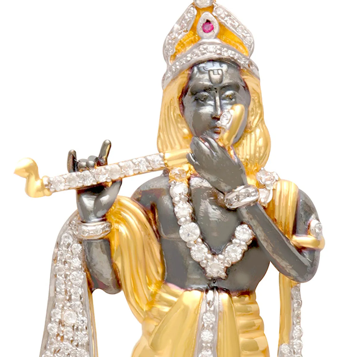 Lord Krishna Pendant For Women IJ15CSSP025