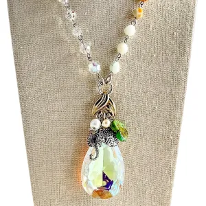 Mermaid Life Beaded Bauble Necklace