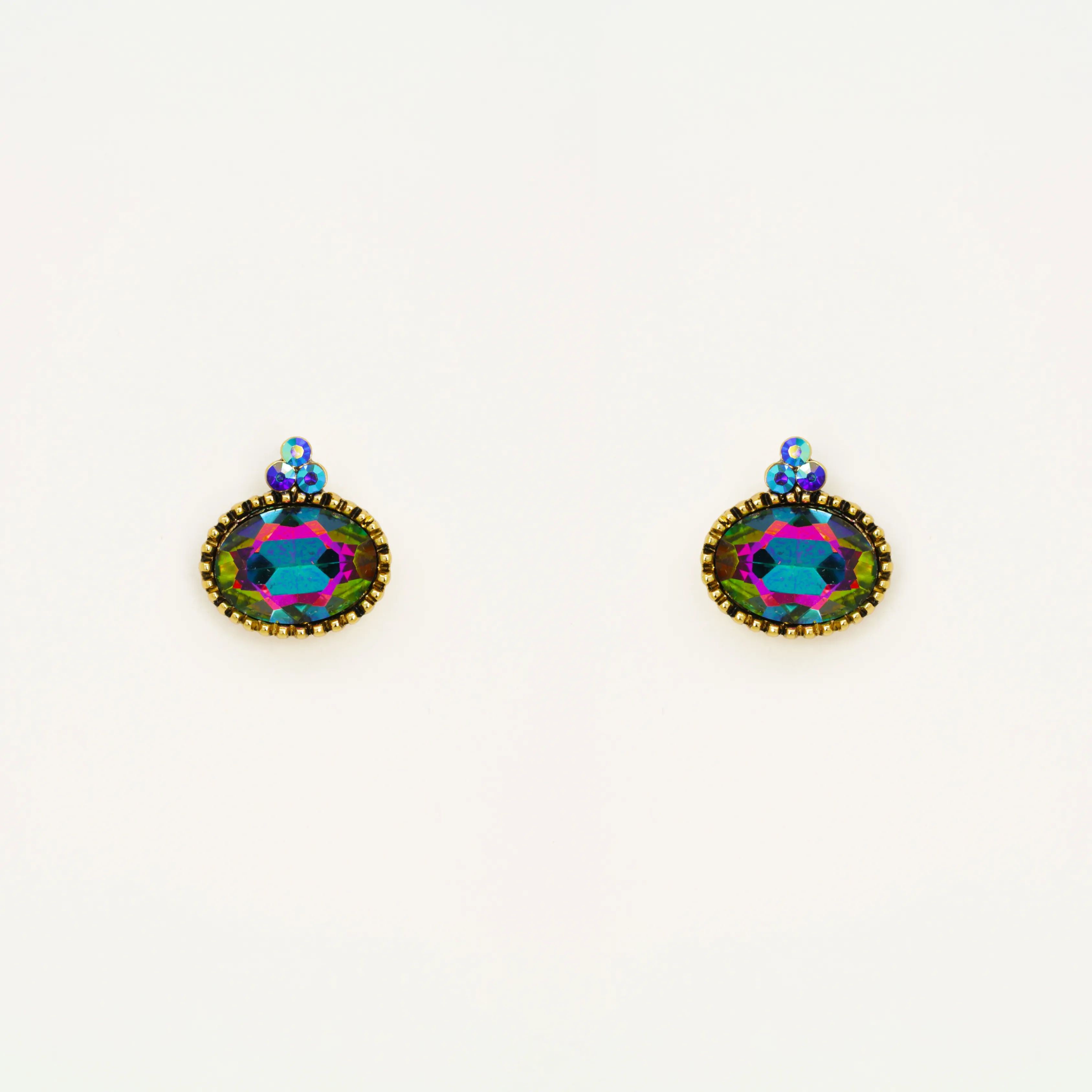 Oval Stud Earrings