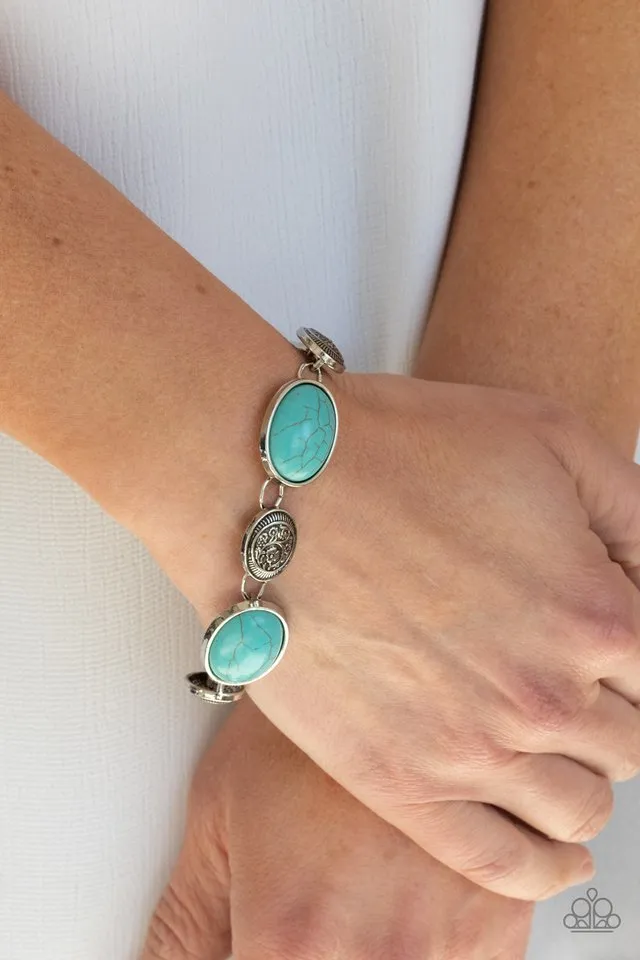 Paparazzi Bracelet ~ Cactus Country - Blue