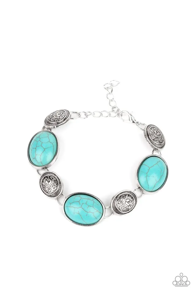 Paparazzi Bracelet ~ Cactus Country - Blue