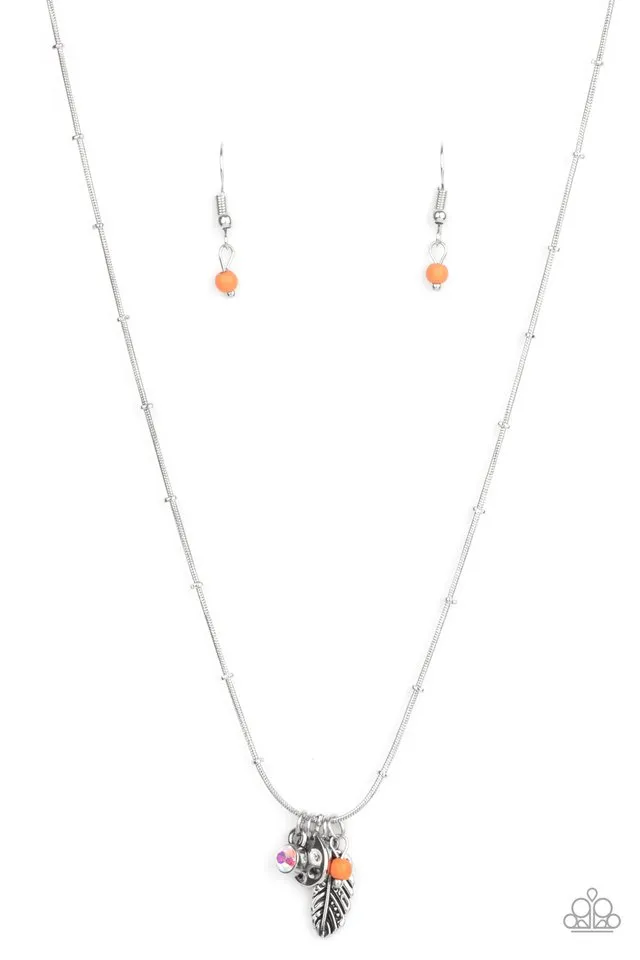 Paparazzi Necklace ~ Wildly WANDER-ful - Orange