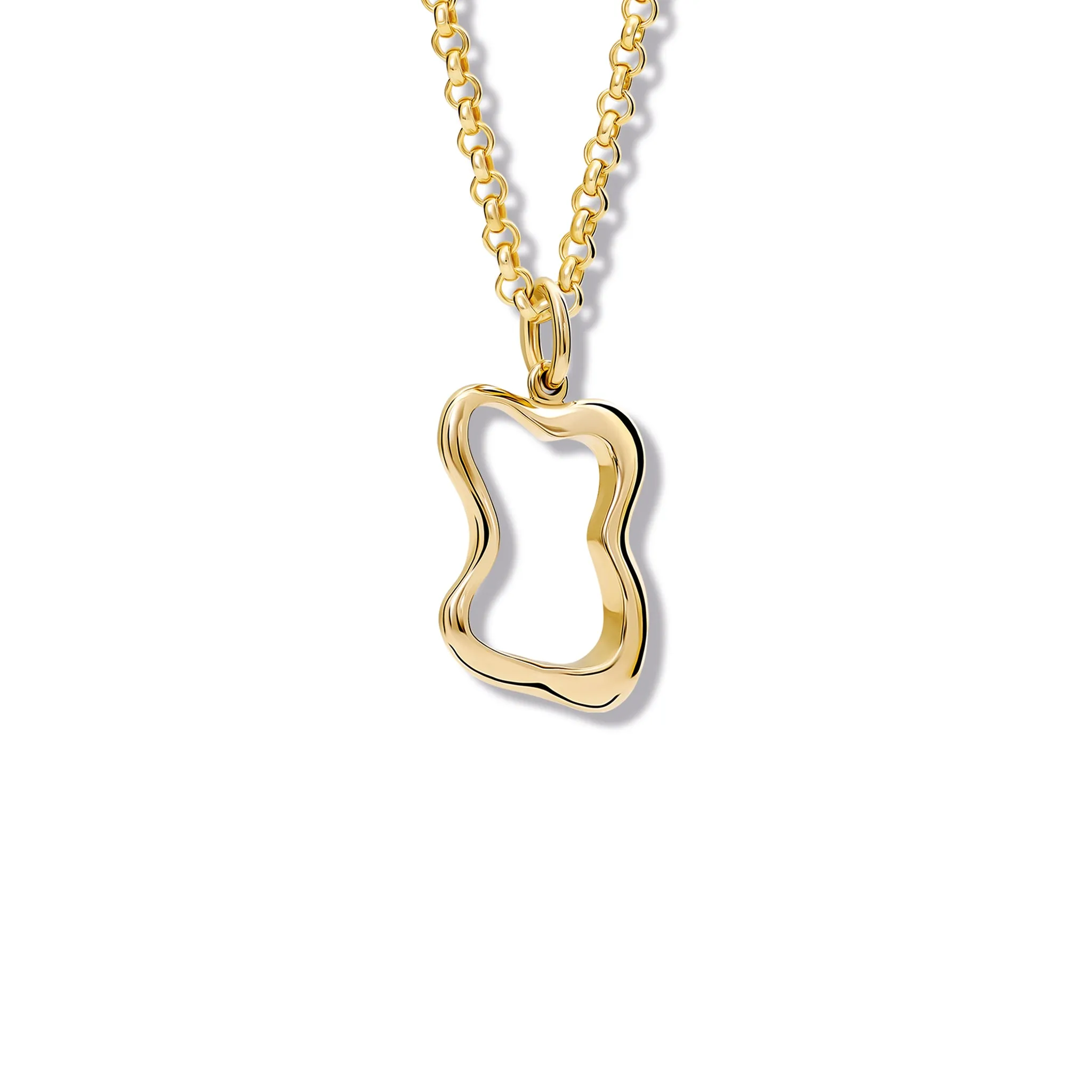 Pâtisserie Large Necklace Pendant Yellow Gold