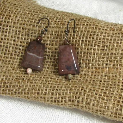 Rainforest Agate Earrings