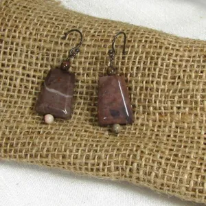 Rainforest Agate Earrings