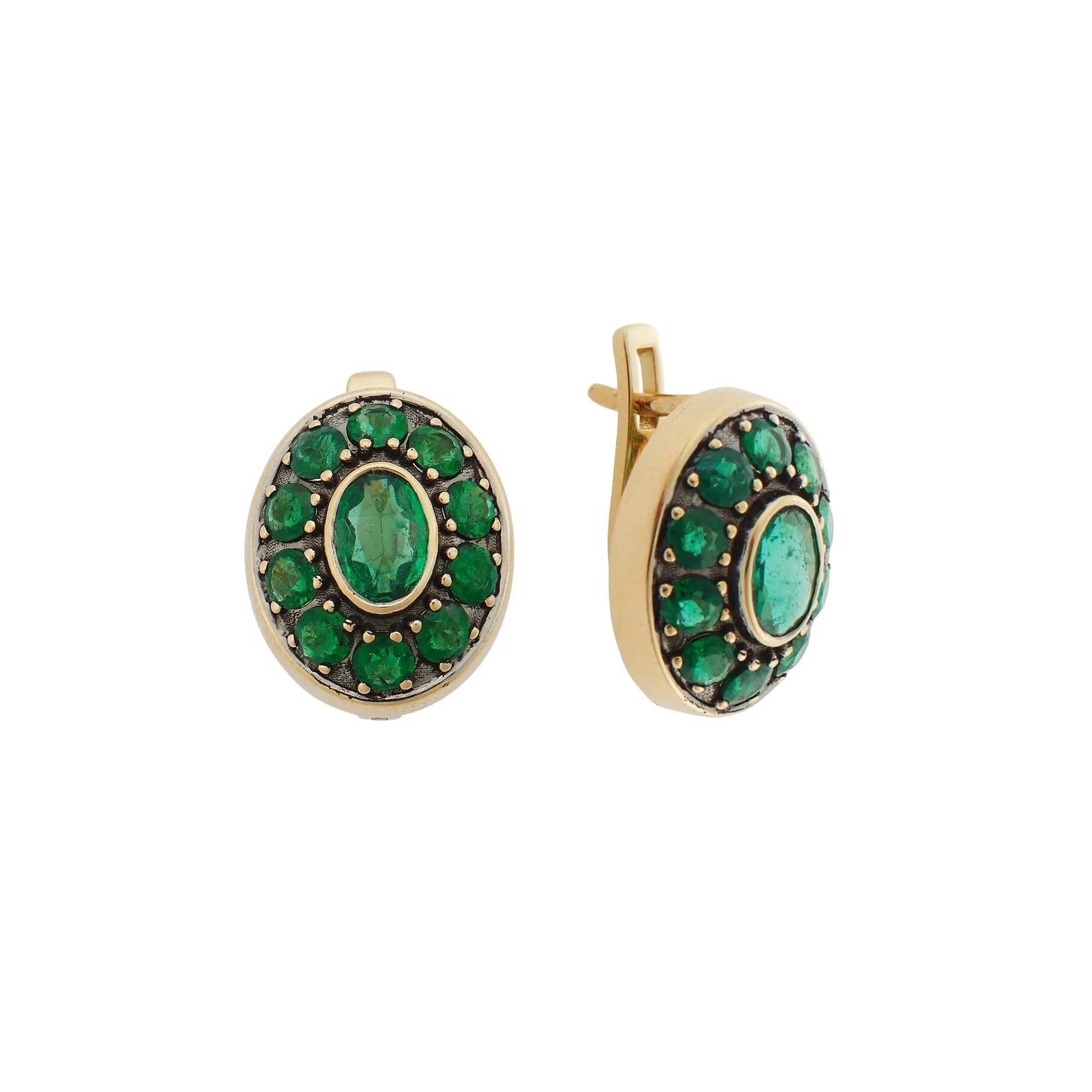 Repose Emerald Earrings