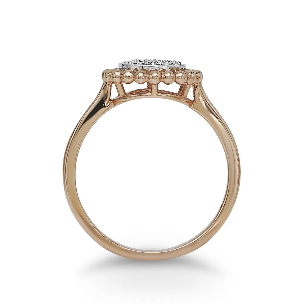 Rose Gold Diamond Ring