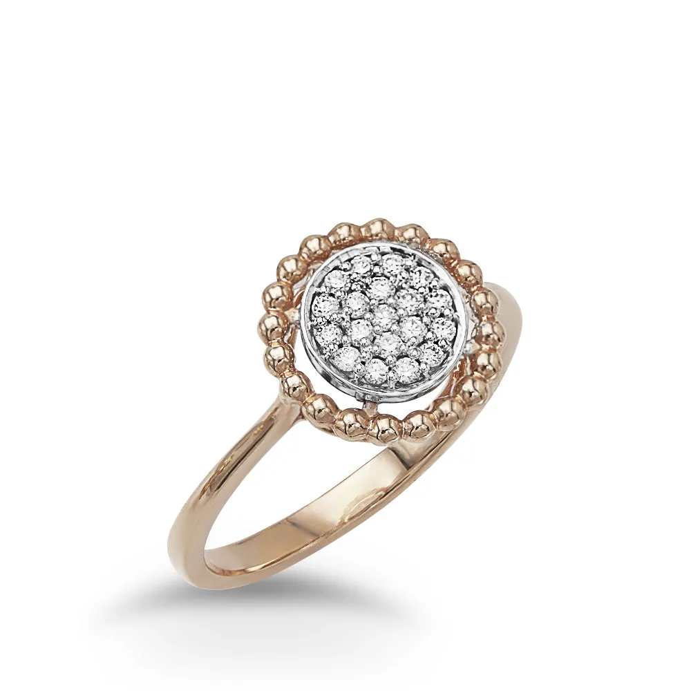 Rose Gold Diamond Ring