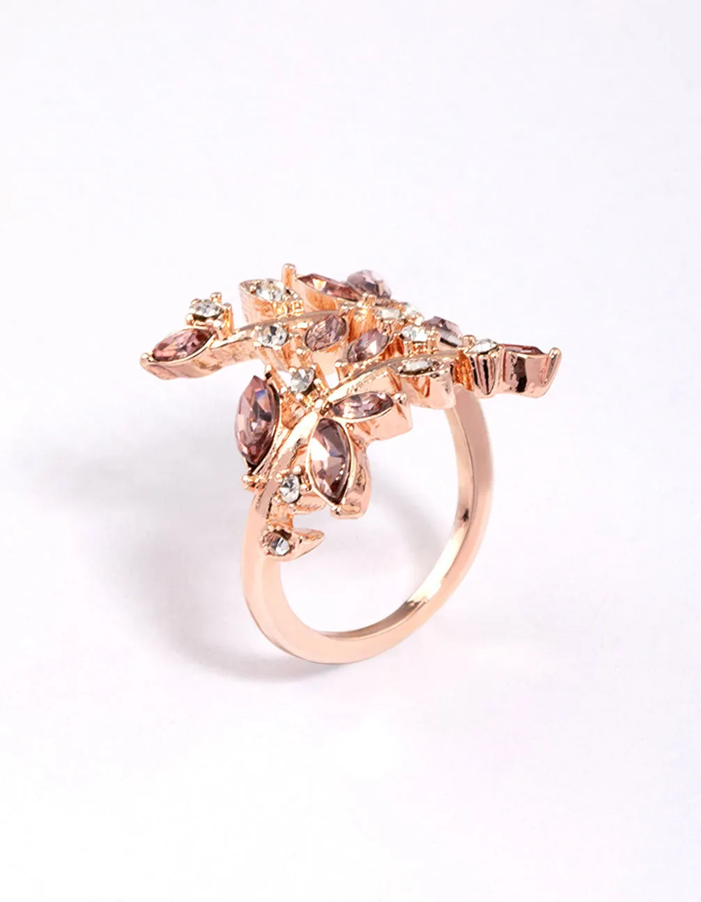 Rose Gold Vine Wrapped Ring