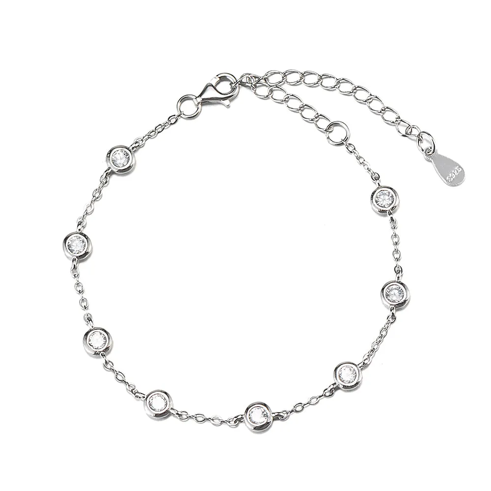 Round CZ Bracelet