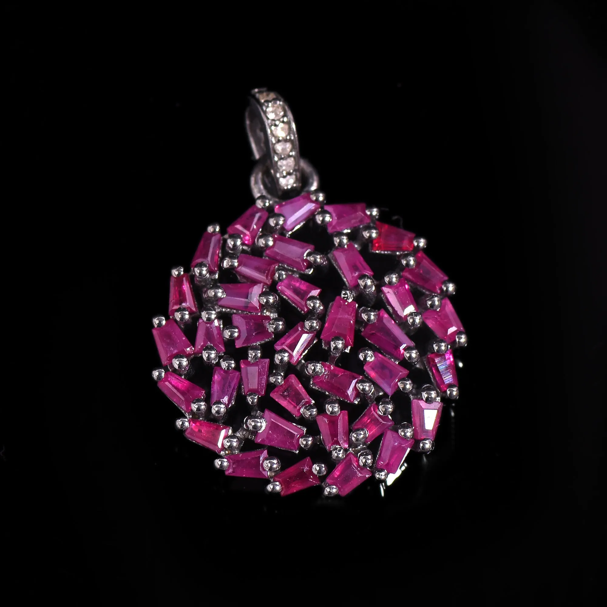 Ruby Diamond Pendant