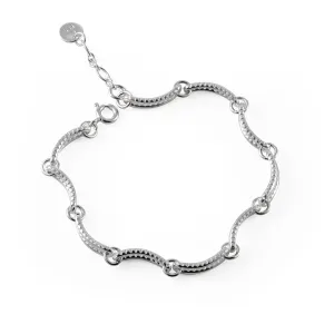 Serpentine Chain Bracelet - Silver