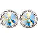 STAR LIGHT CRYSTAL 20MM EARRINGS