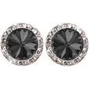 STAR LIGHT CRYSTAL 20MM EARRINGS