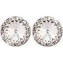 STAR LIGHT CRYSTAL 20MM EARRINGS