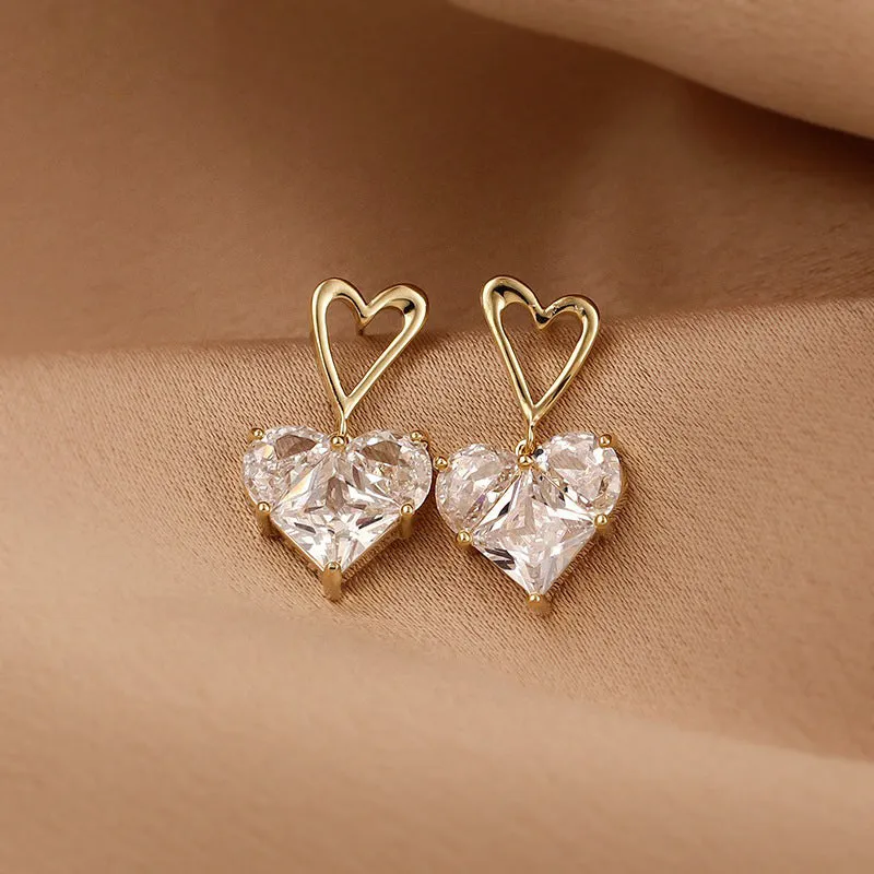 The Cinderella Heart Earring