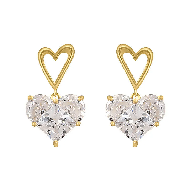 The Cinderella Heart Earring