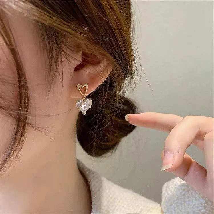 The Cinderella Heart Earring