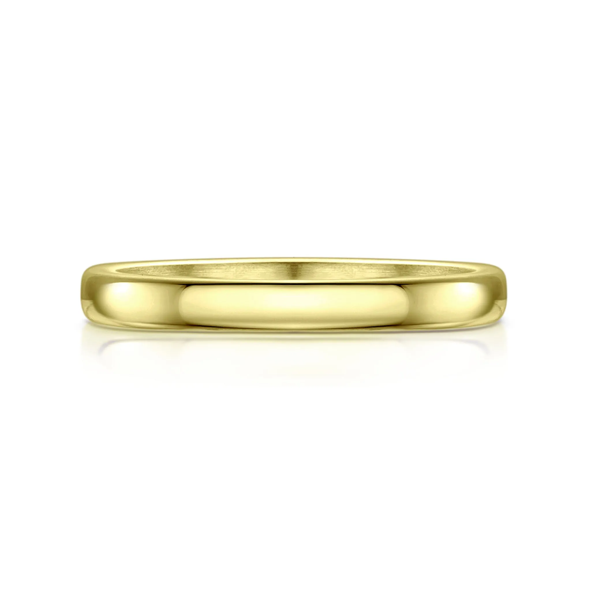 Traditional 2.5mm Wedding Ring in 18ct Yellow Gold