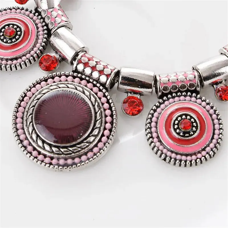 Trendy Jewelry 2022 New Vintage Jewelry Wholesale Gem Choker Necklace Woman Charm Statement Retro Necklaces & Pendants Gift