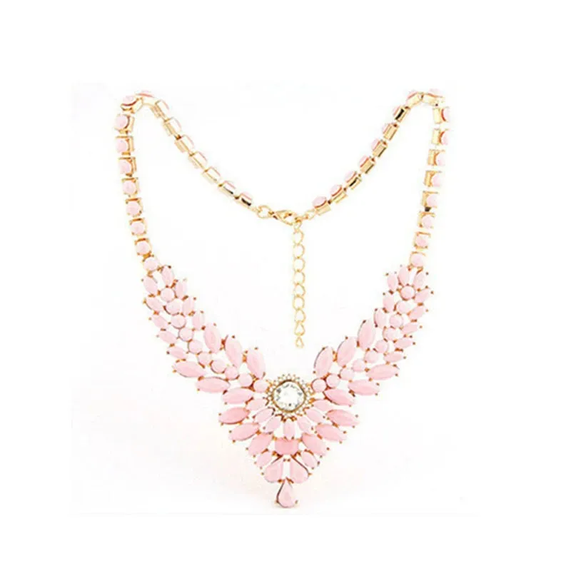 Trendy Jewelry 2022 New Vintage Jewelry Wholesale Gem Choker Necklace Woman Charm Statement Retro Necklaces & Pendants Gift