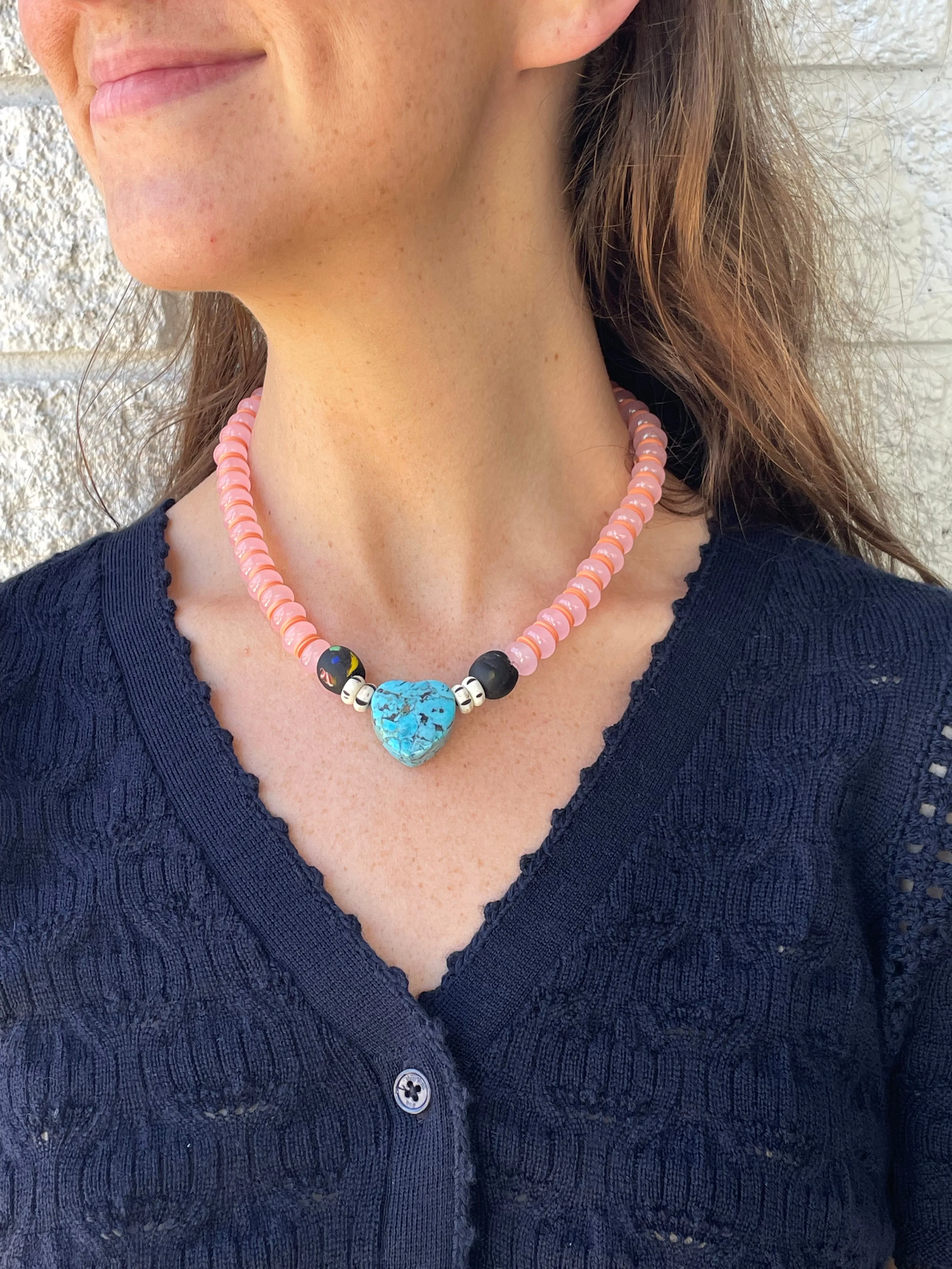 Turquoise Heart Necklace